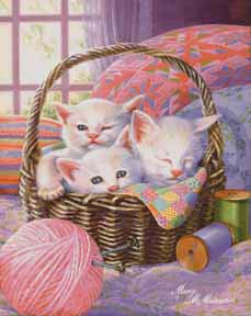 Kittens In Basket