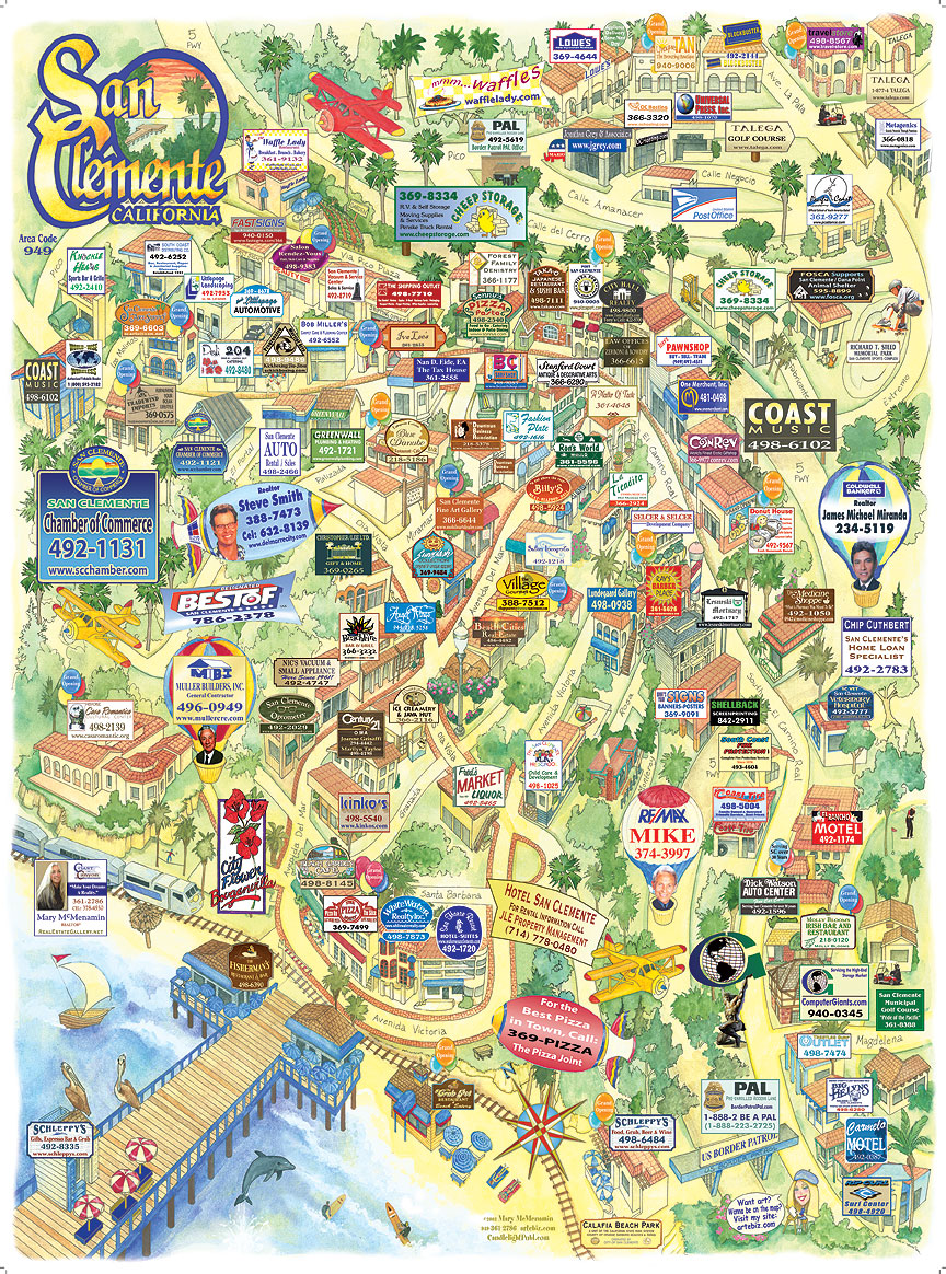 The Map of San Clemente 2003